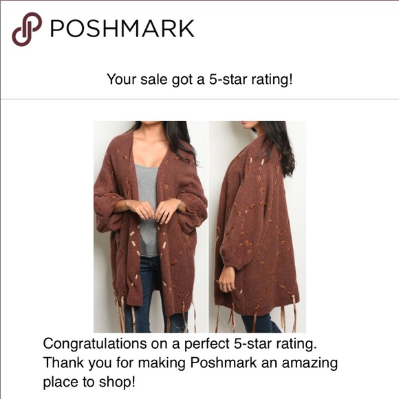 CHUNKY KNIT CARDIGAN SWEATER WOOL & ACRYLIC - Picture 4 of 6